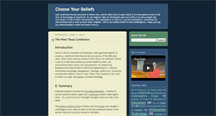 Desktop Screenshot of chooseyourbeliefs.com